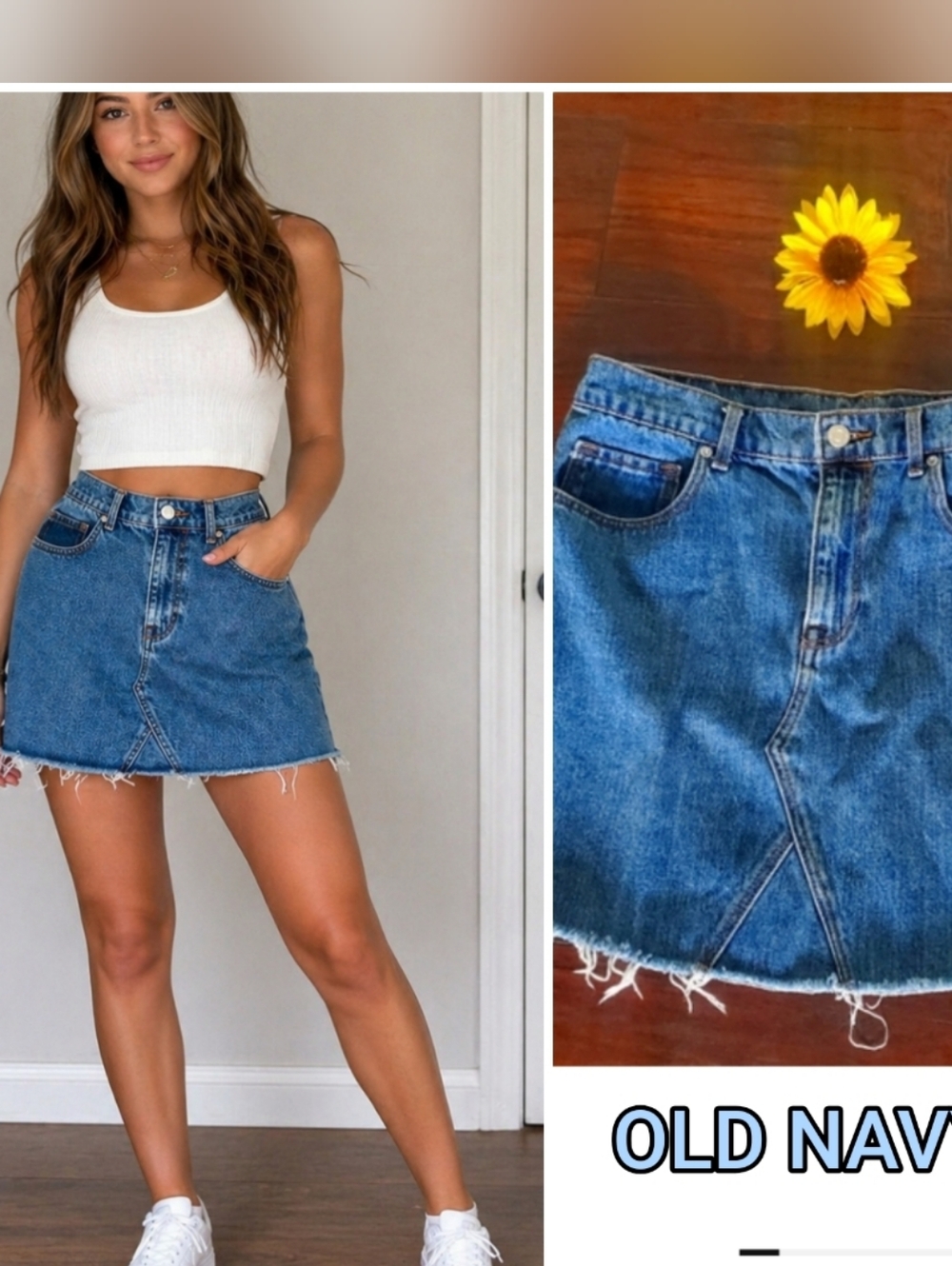 OLD NAVY DENIM SKIRT 💙